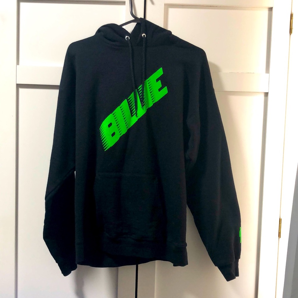 Black Billie Eilish hoodie size L